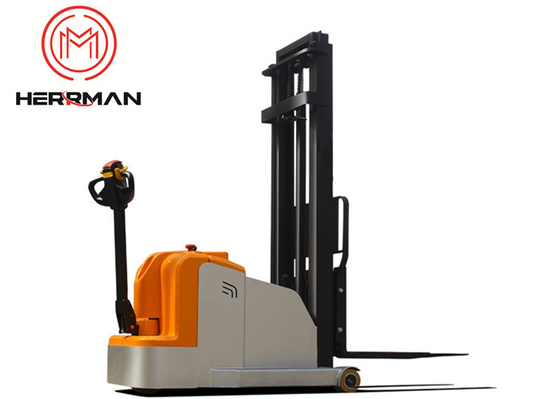 Walkie Counterbalanced Type Electric Pallet Stacker Kapasitas 1000kg Tinggi angkat 2500mm