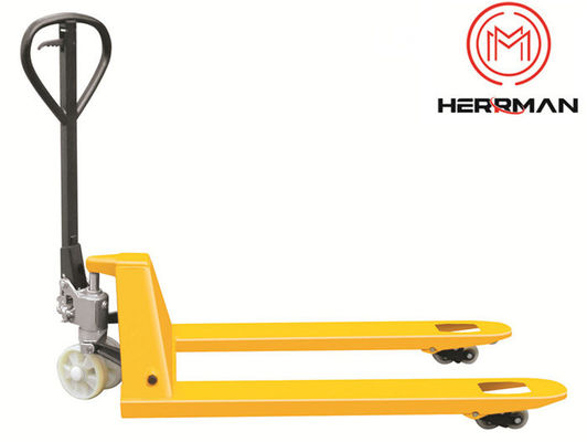 Peralatan Logistik Hand Pallet Truck 4400lbs 2000kgs Hidrolik